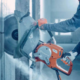 Husqvarna k 6500 cut off saw the ergonomic design with low system weight