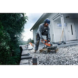 Cutting Brick and Block with Husqvarna K535i Cut Off Saw