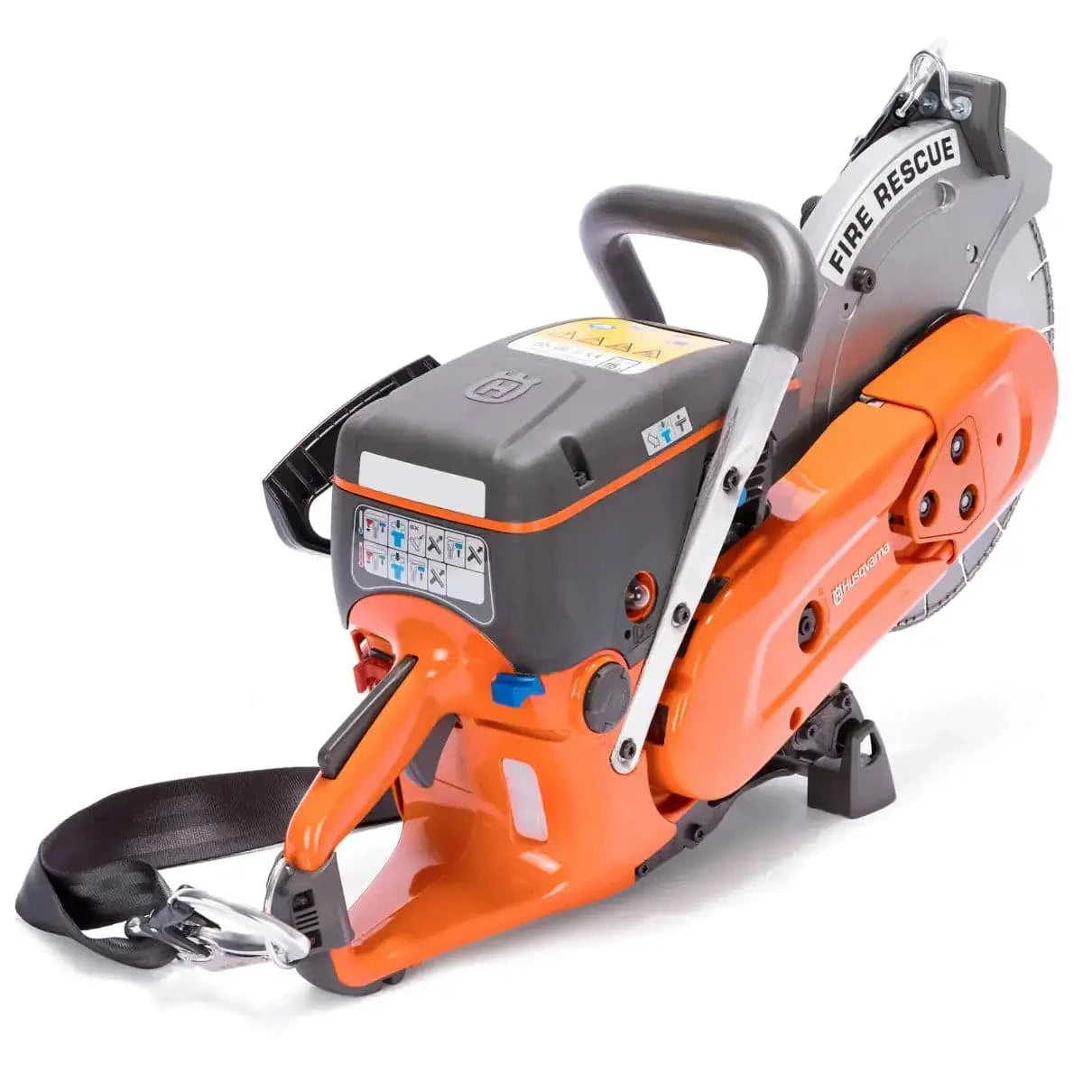 967809101 Husqvarna K770 Rescue 12" Power Cutter Strong poly-V belt with maintenance-free DuraStarter