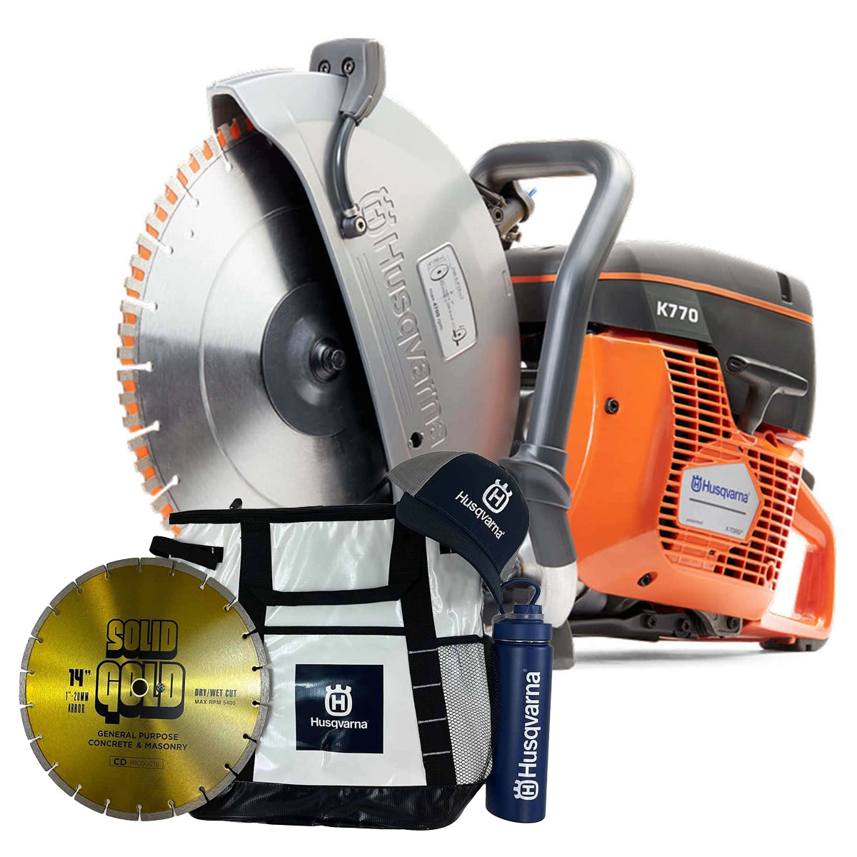 Husqvarna K770 14" Concrete Saw Bundle