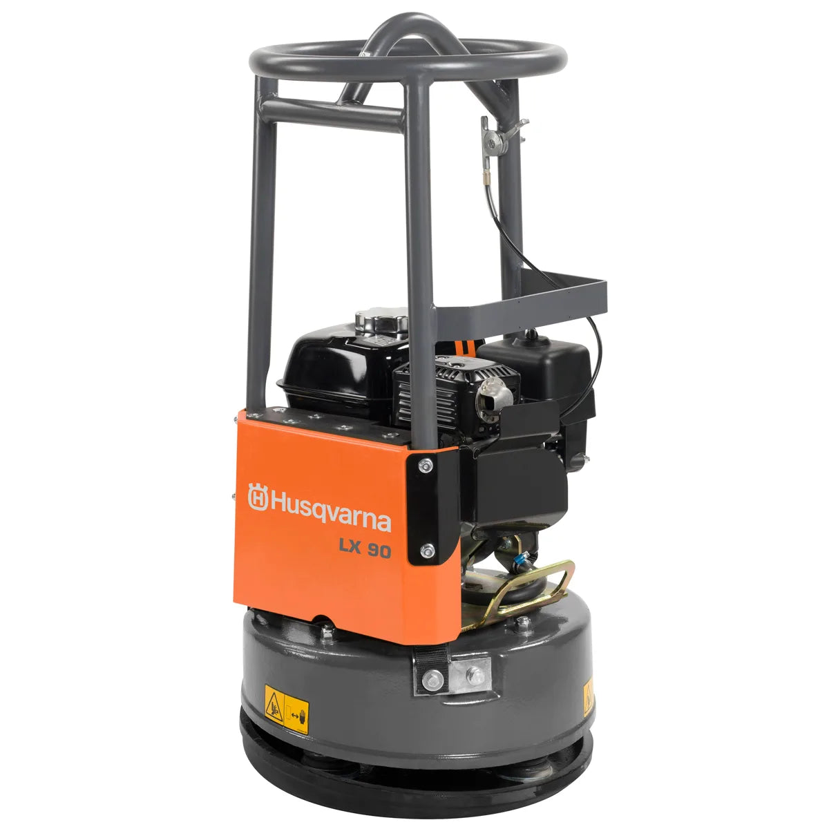 967897101 Husqvarna LX90 Round Plate Compactor side view