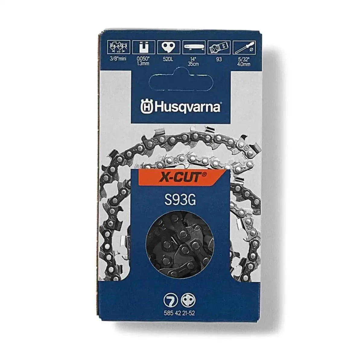 Husqvarna S93G X-Cut 14" Chain .050 Gauge .3/8" Pitch