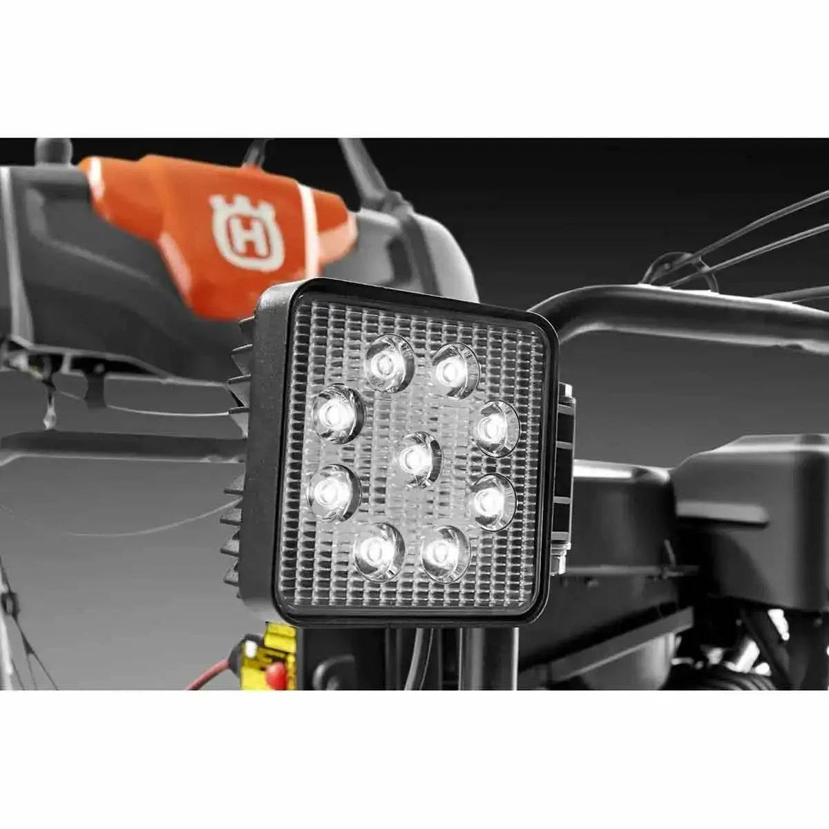 led lights snow blower, heavy duty gas powered snow plow st 224