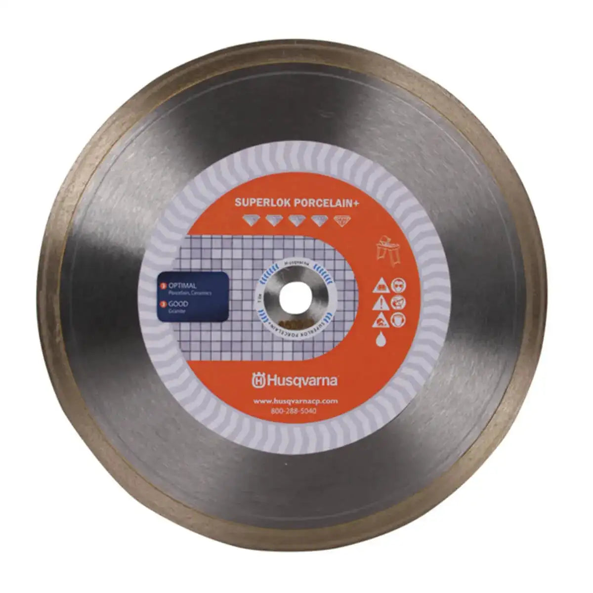 Husqvarna 10" Superlok Porcelain+ Diamond Blade  for Rail Saws