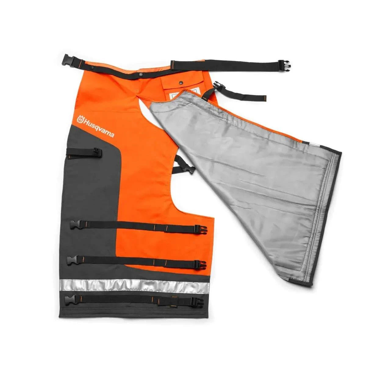 587160704, husqvarna protective apron with bluckles, pvc protective layers