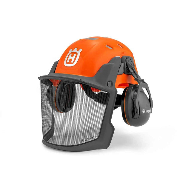 Husqvarna Protective forestry helmet with ear protection, visor and a neck guard 537644602