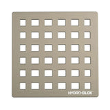 Hydro-Blok 4" Low Profile Shower Drain Covers