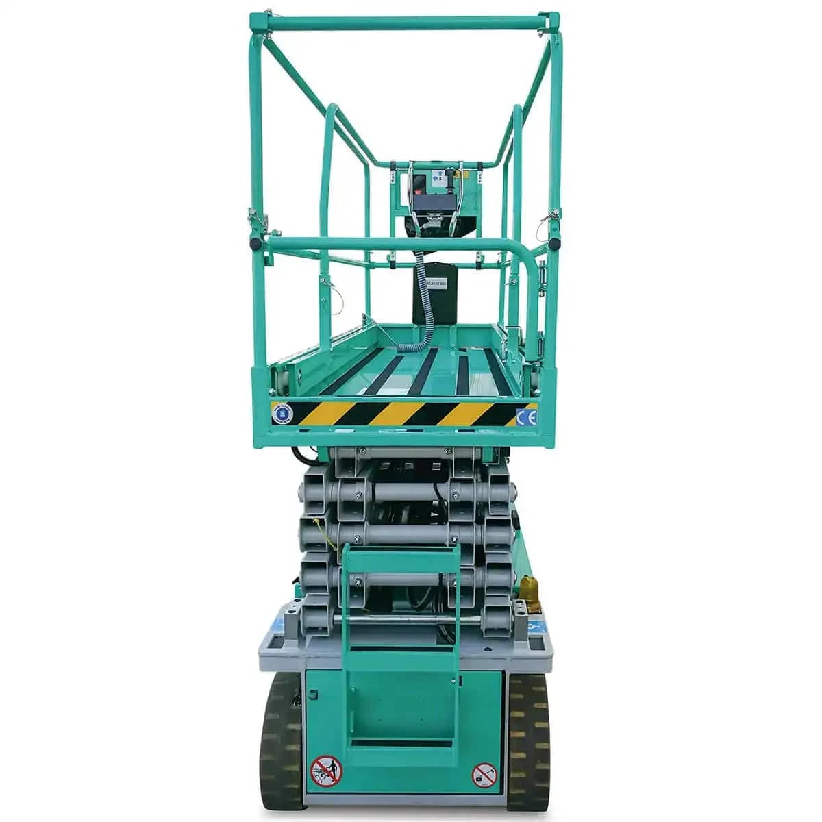 Imer IM 47 Electric Scissor Aerial Lift with negative electromagnetic parking brakes with electric disengagement