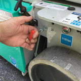 Manual emergency lowering device Imer IM 47 Electric Scissor Aerial Lift