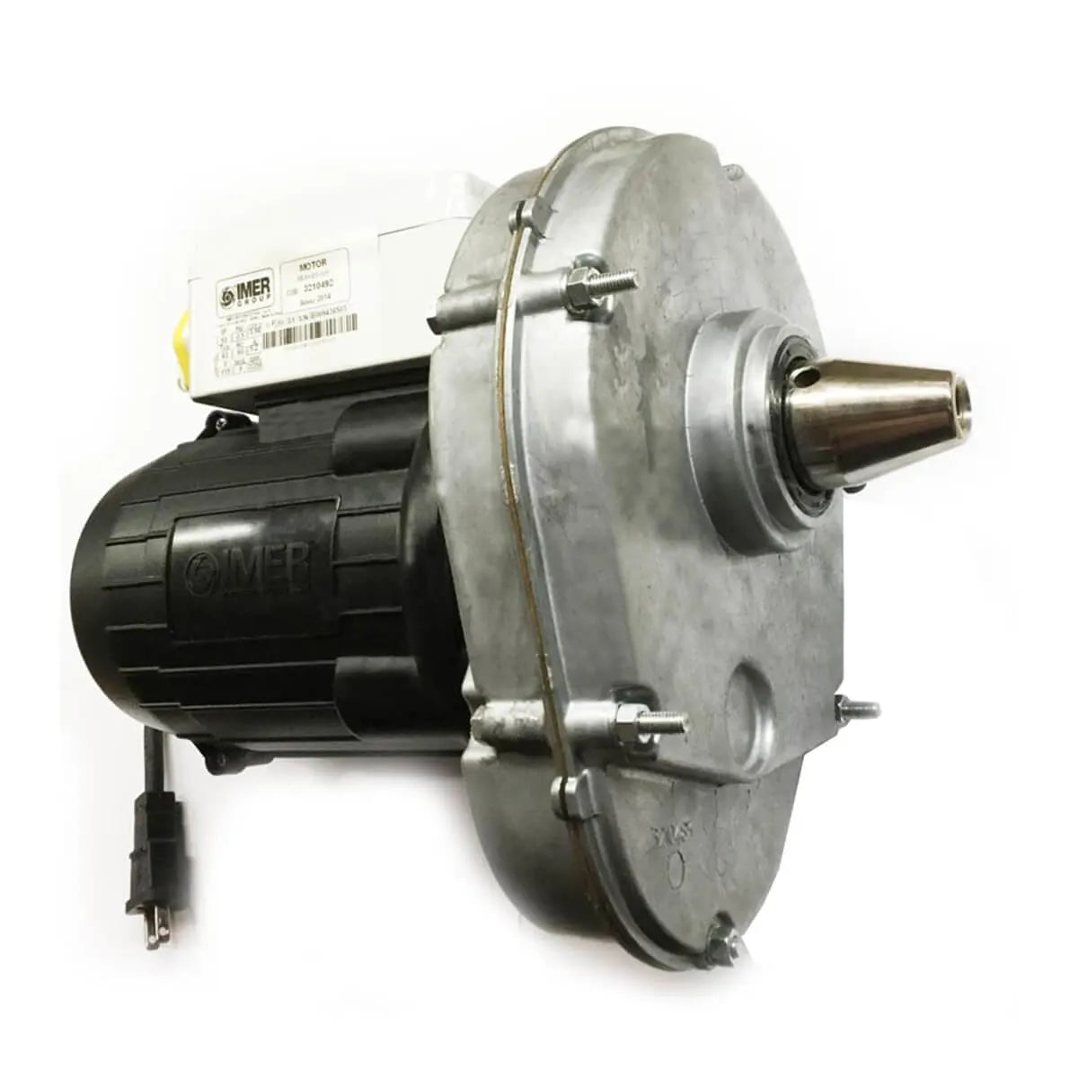 Imer replacement motor and gearbox assembly for MinuteMan portable cement mixer