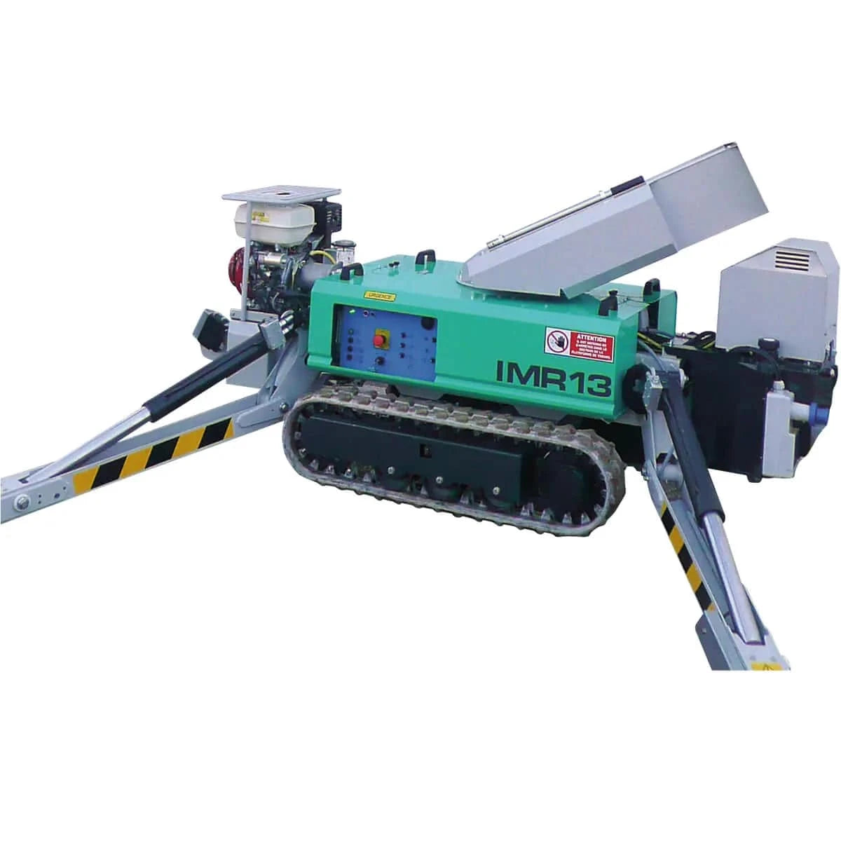1128728 Imer Tracked Atrium Lift, IM R 13, 42 ft Automatic outrigger leveling system