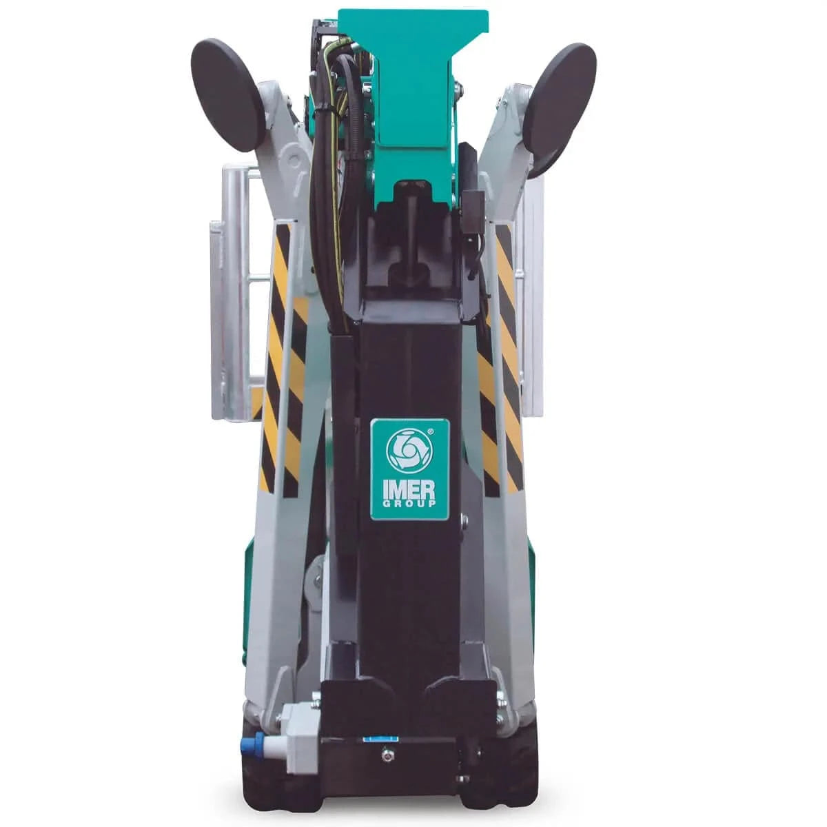 1128338 IMER IM R 19 Tracked Atrium Lift Automatic outrigger leveling system