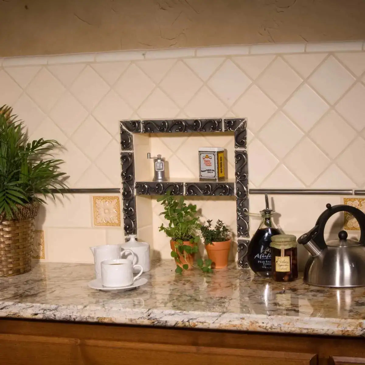 Recessed Tile Shelf Niche