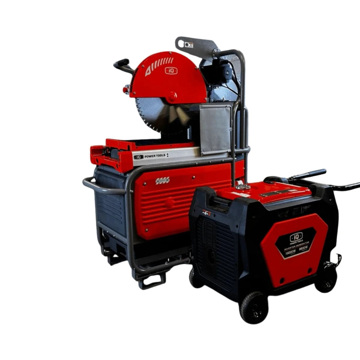 iQ Power Tools iQ10KW Inverter Power Generator In Use