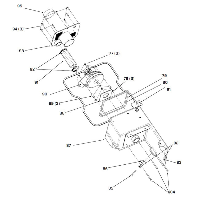 iQ Powertools iQ360XR Vacuum Housing OEM Parts 
