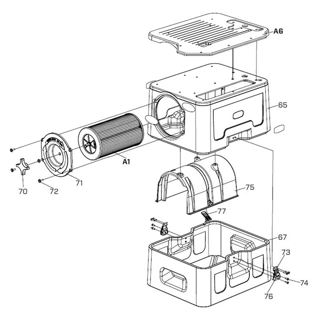 iQ Powertools iQ360XT Main Housing OEM Parts