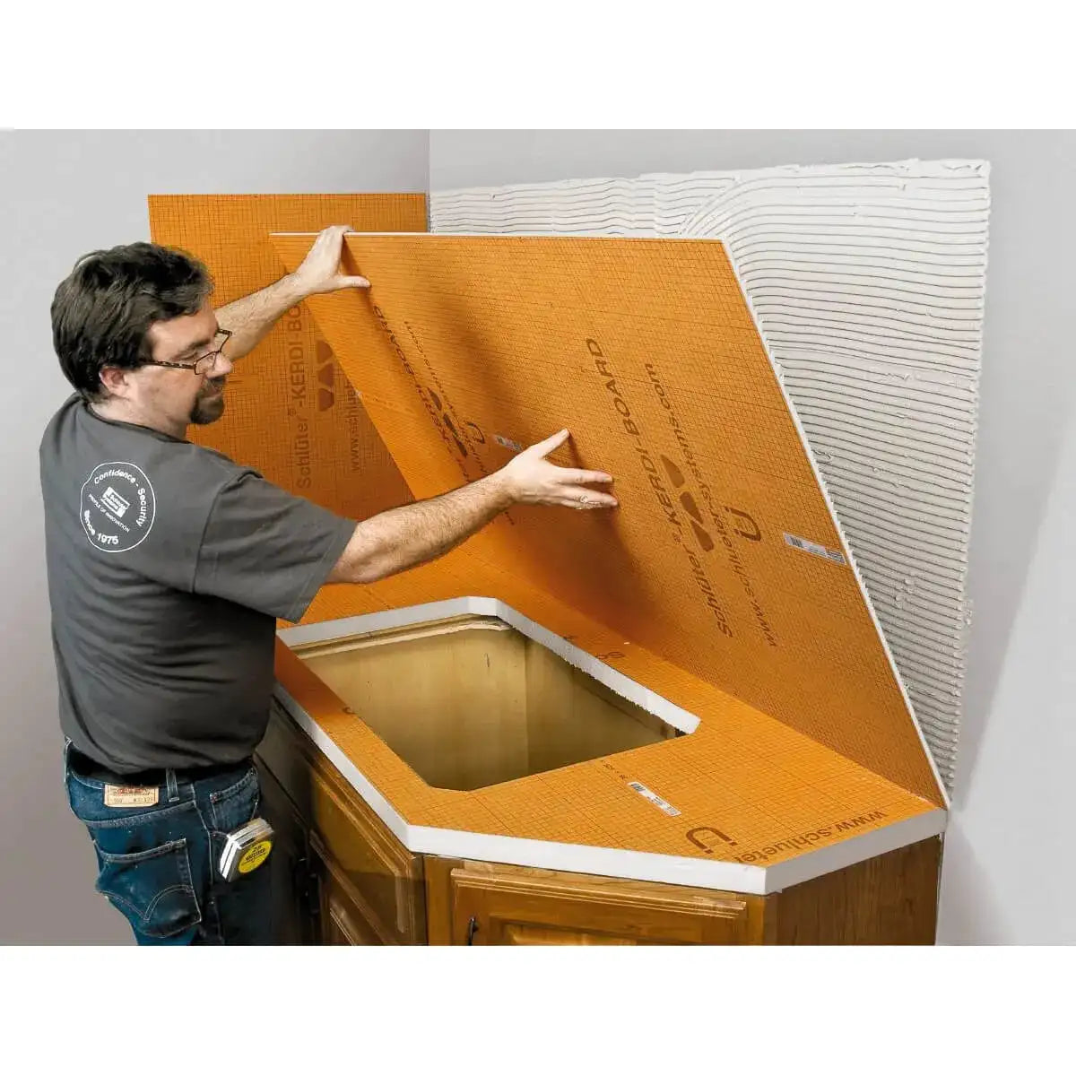 Kerdi-Board is a multifunctional tile substrate and building panel