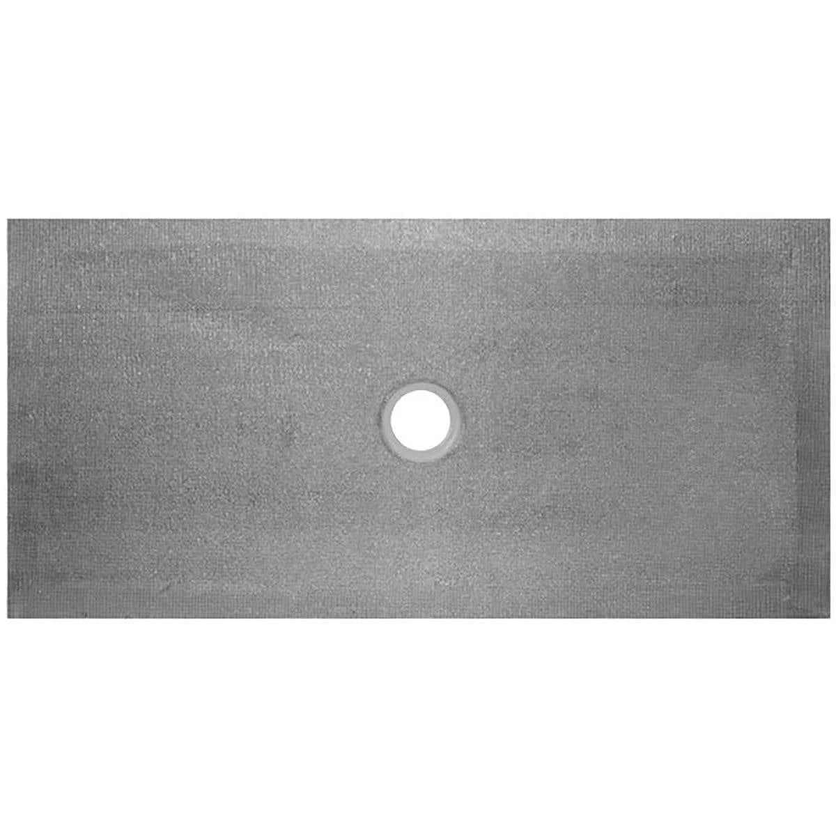 KBRS ShowerSlope Center Drain 38" x 61"