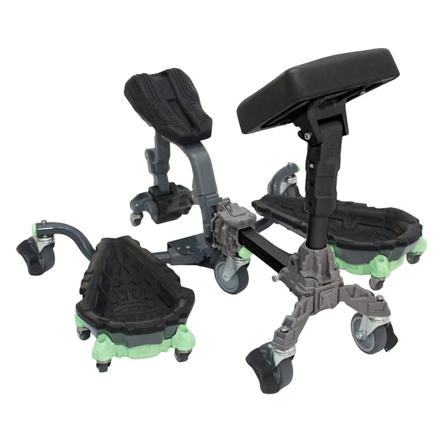 Kneel It V3 Rolling Kneepad chair with Chest Support Adaptor