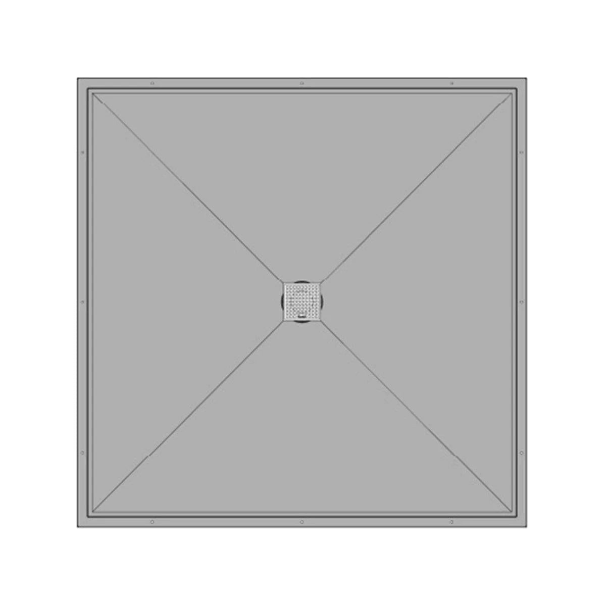 KurbX Structural Shower Pan - Center Drain