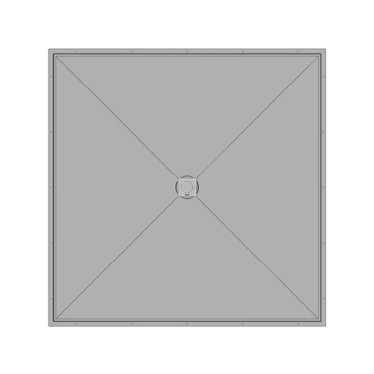 KurbX Structural Shower Pan - Center Drain