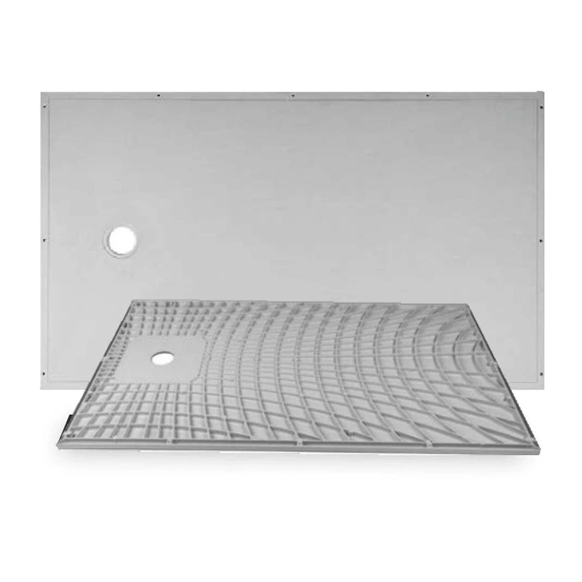 KurbX Structural Shower Pan with Offset Drain SB6036-OD-TR