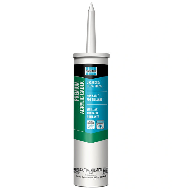 Laticrete Premium Acrylic Unsanded Caulk 10.5 oz Tube