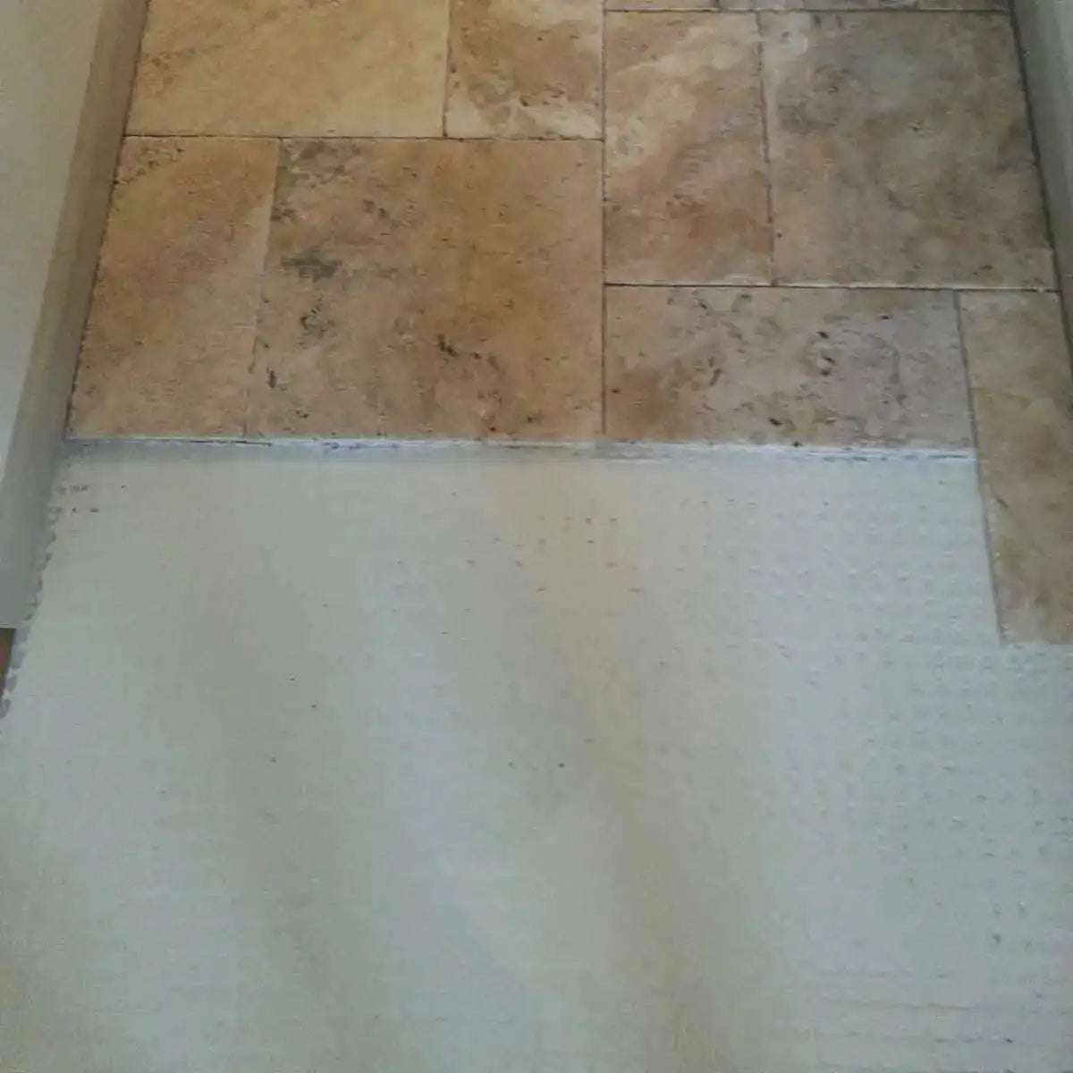 Laticrete strata mat installation