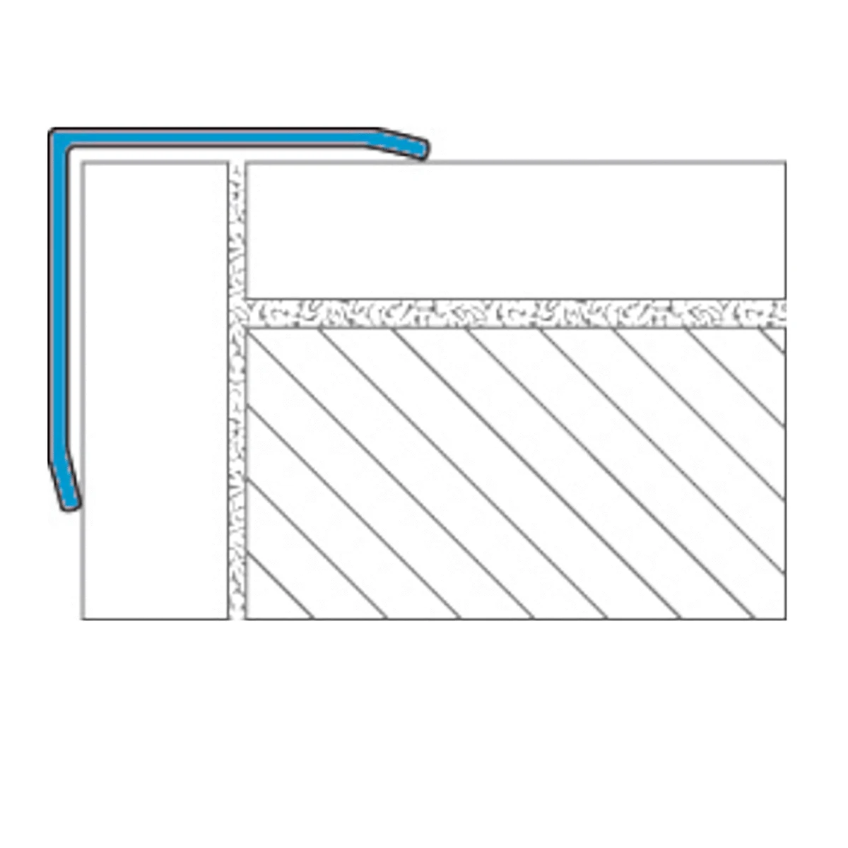 Laticrete Corner Protection Profile (CP3) Diagram