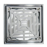 Laticrete Hydro Ban 4" x 4" Stainless Steel Shower Drain Grates