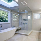 Laticrete Hydro Ban Modular Pre-Sloped Shower Pan Installed