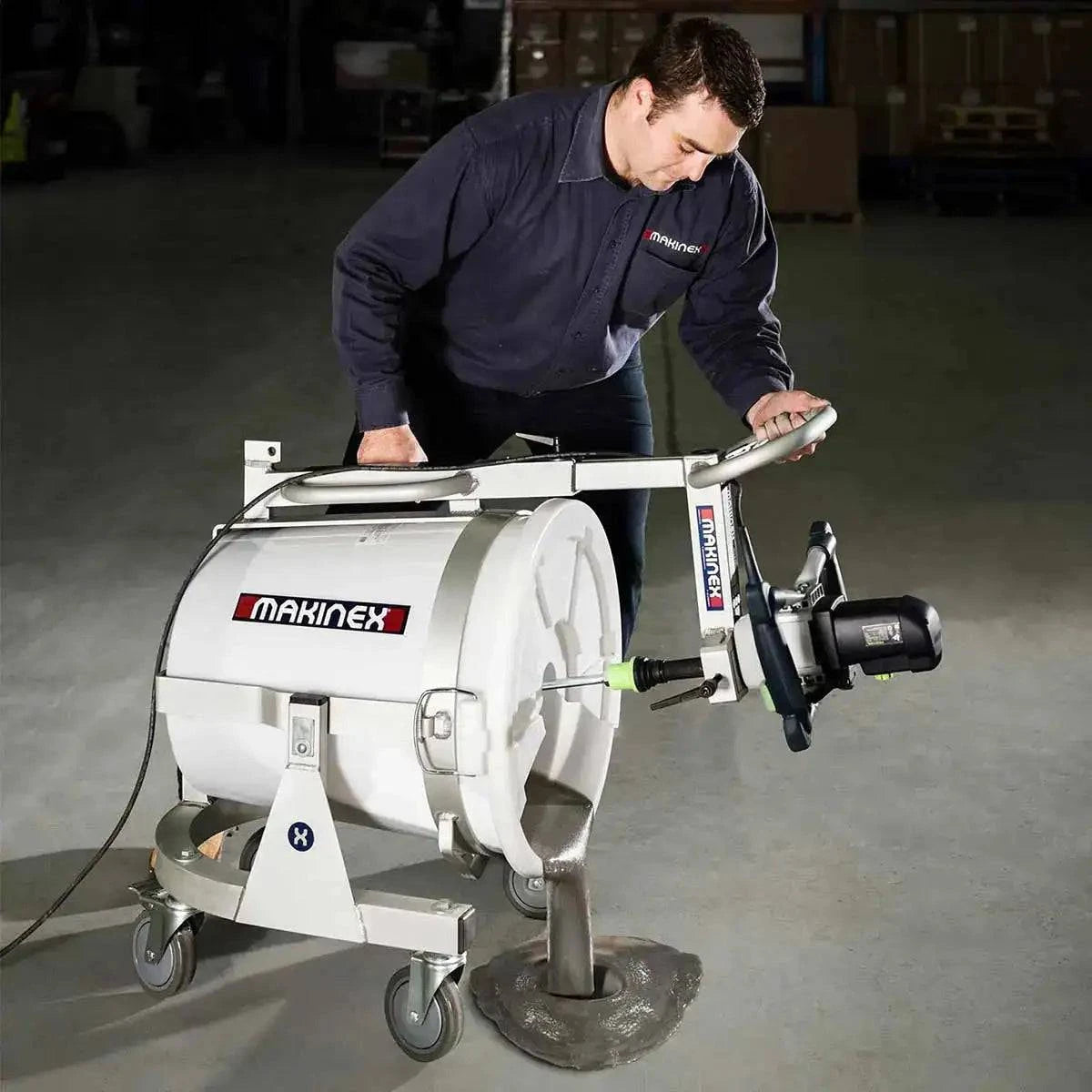 MS-100-C Makinex Mixing Station Complete - Tilt Pour
