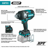 Makita 40V max XGT Brushless Cordless Drive Impact Wrench Features