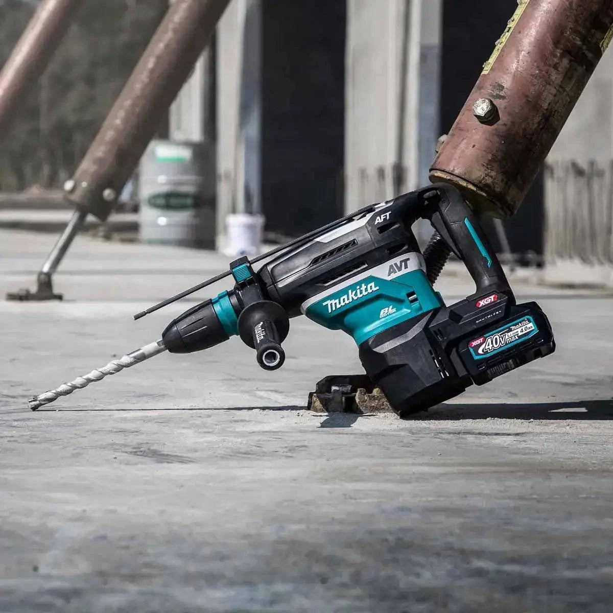 Rotary Hammer Kit, AFT, AWS Capable, power drill cordless with case, with one battery, right angle drills, demolition hammer