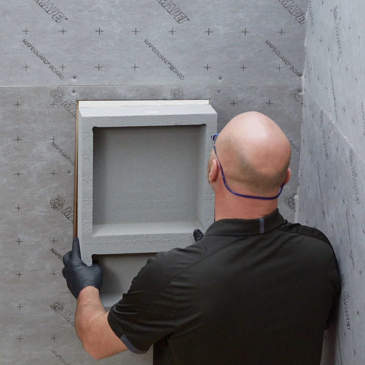 Mapeguard Pre-Formed Niche Ready For Tiling