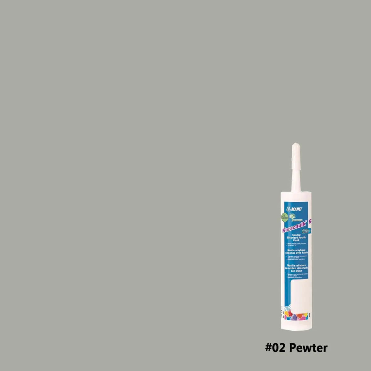 Mapei Keracaulk S Sanded Caulk - Pewter