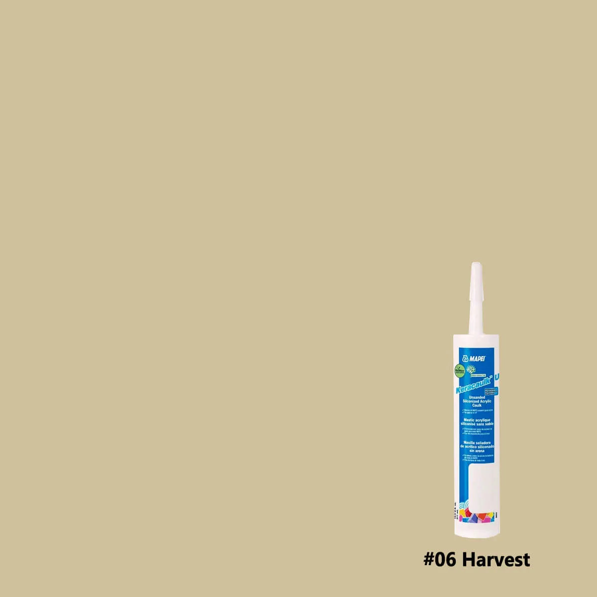 Mapei Keracaulk U Unsanded Siliconized Caulk, 10.5 oz. Cartridge harvest