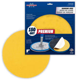 Marshalltown 9" Radial Sanding Discs, Premium Grade, 150 Grit - 5 pack