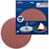 Marshalltown 9" Radial Sanding Discs, Standard Grade, 220 Grit - 5 pack