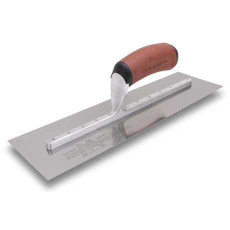 Marshalltown Bright Stainless Steel Finishing Trowels - DuraCork Handle