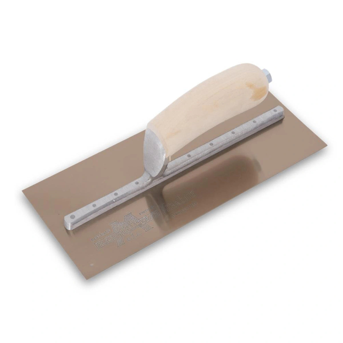 Marshalltown Golden Stainless Steel Finishing Trowels Wood Handle
