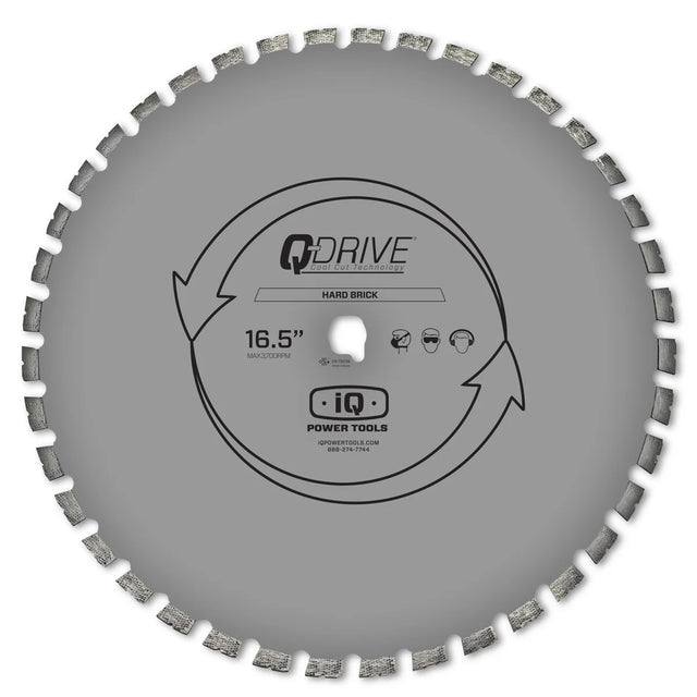 iQ Power Tools 16-1/2" Q-Drive Arrayed Segmented Semi-Hard Material Blade
