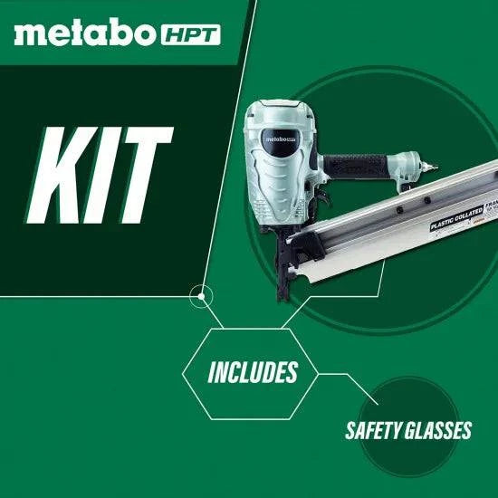 Metabo HPT 3-1/2" Plastic Collated Framing Strip Nailer