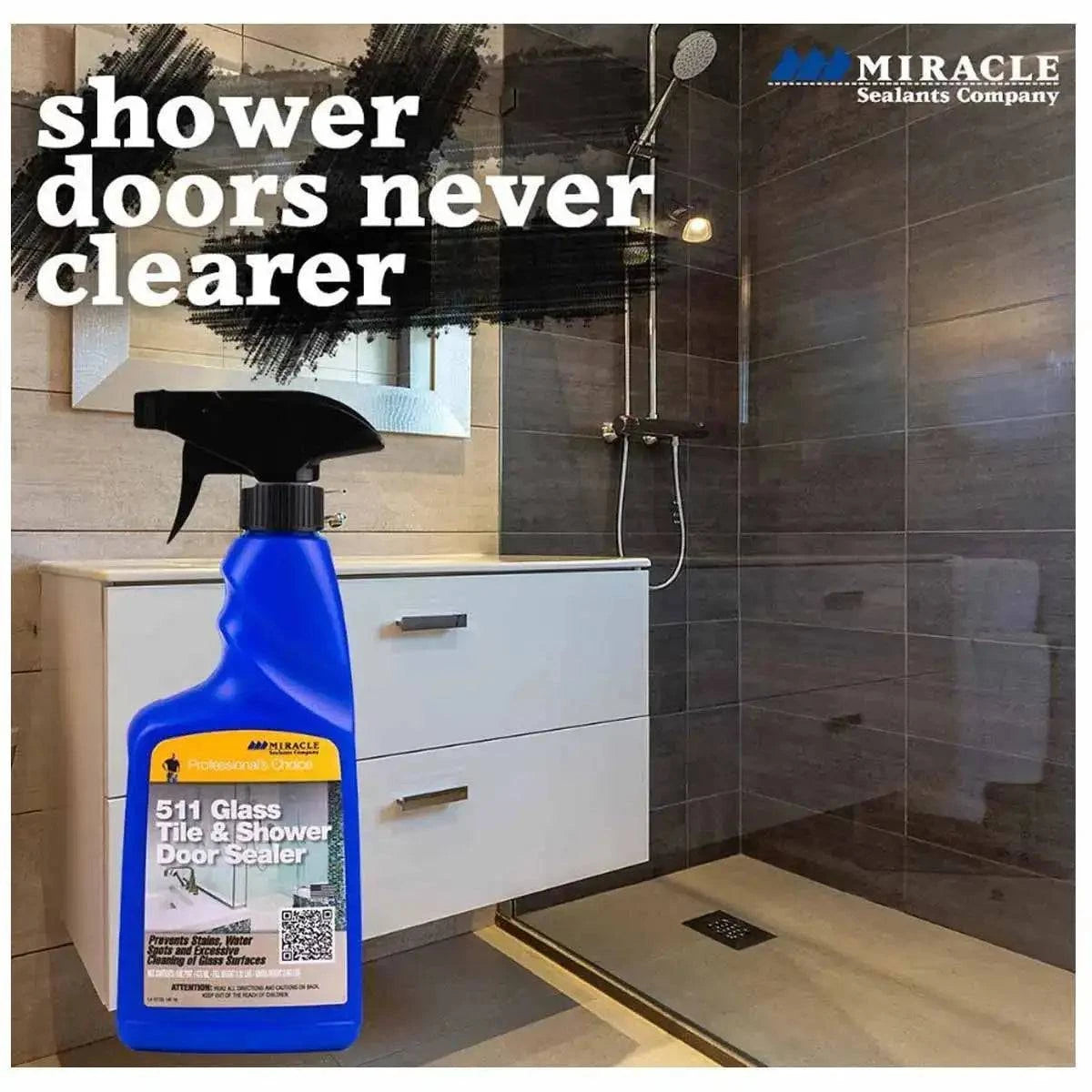 Glass Tile & Shower Door Sealer