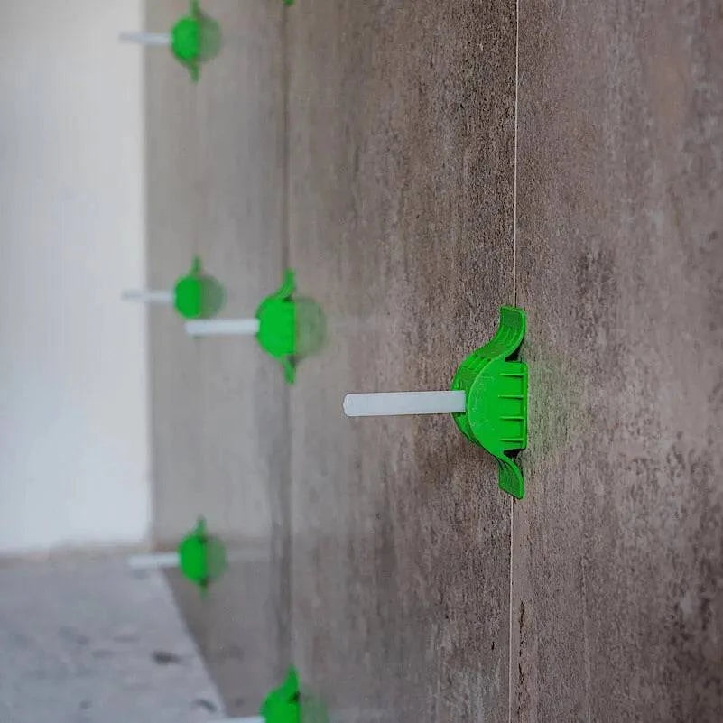 MLT125STRAP MLT Leveling System wall tile installation caps over plank tile