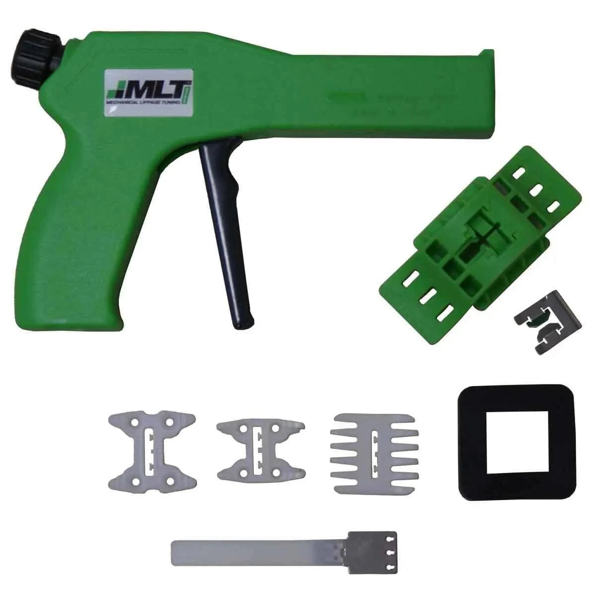 MLT Mechanical Lippage Tuning. Reusable Cap, Reusable Strap, and Base Plate