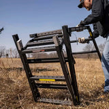 crossing step ladder, hunting ladder