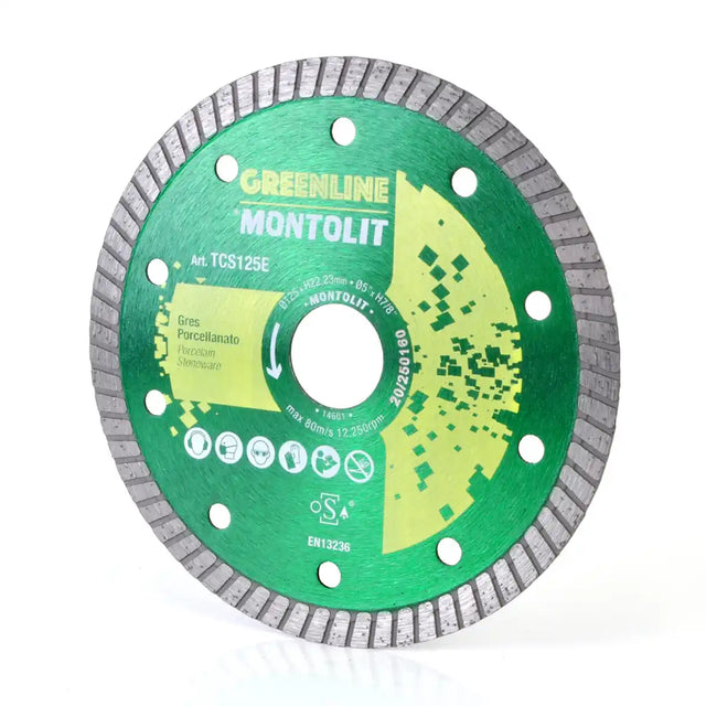 Montolit TURBO Green Line Continuous Rim Blades