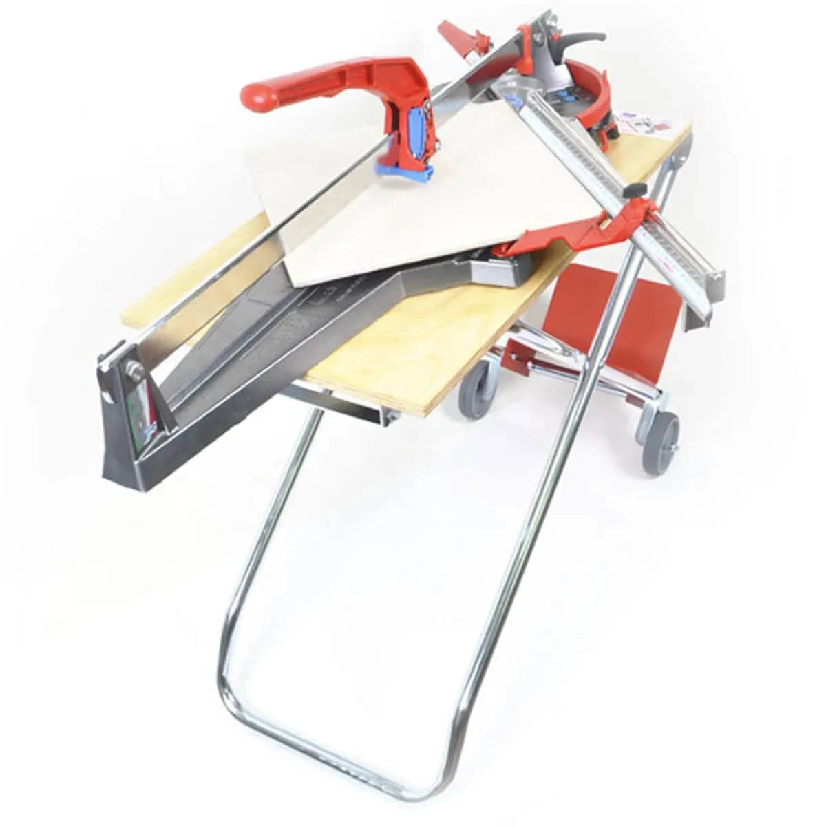 Montolit works portable bench for tile cut