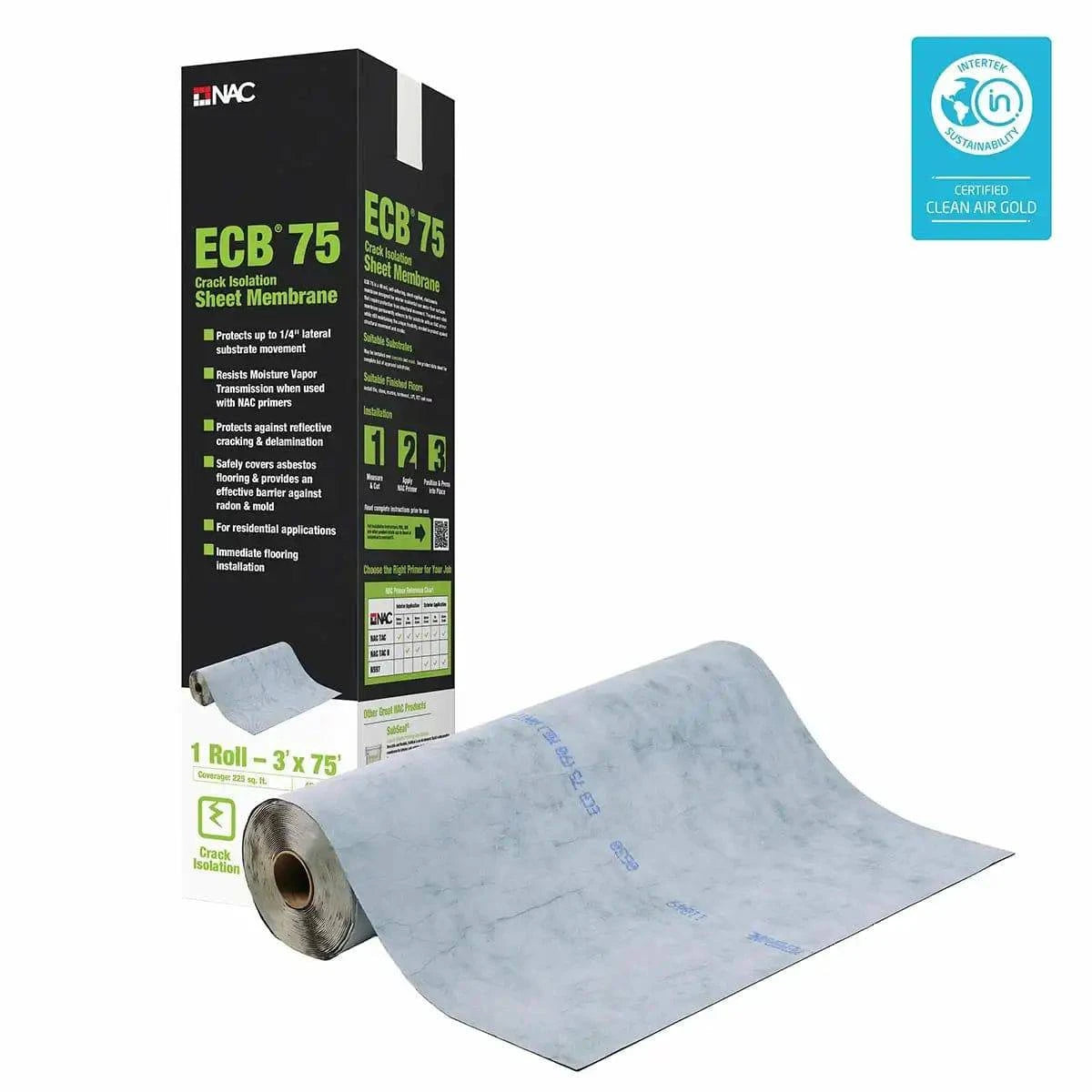 NAC ECB 75 Crack Insolation Membrane (225 sf/roll) | Contractors